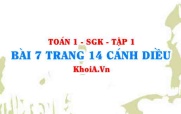 Bài 7 trang 14 Toán 12 tập 1 Cánh Diều